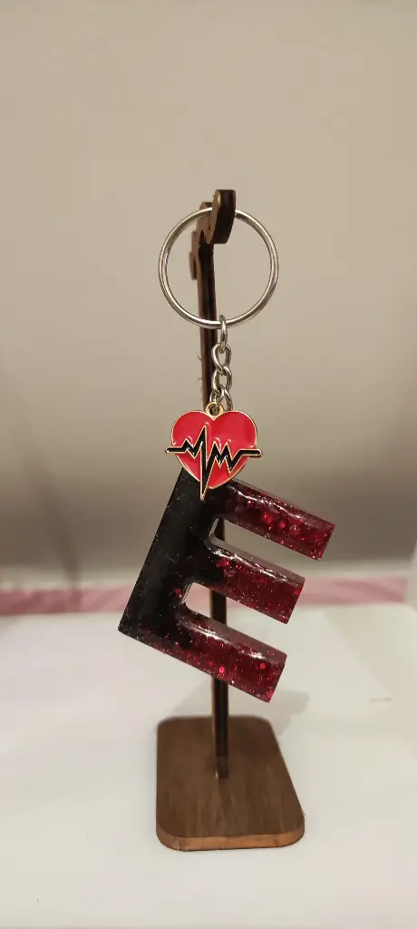 PC°8 - porte clé résine personnalisable