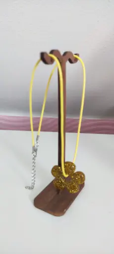 C°3 - Collier + pampille fleur 2
